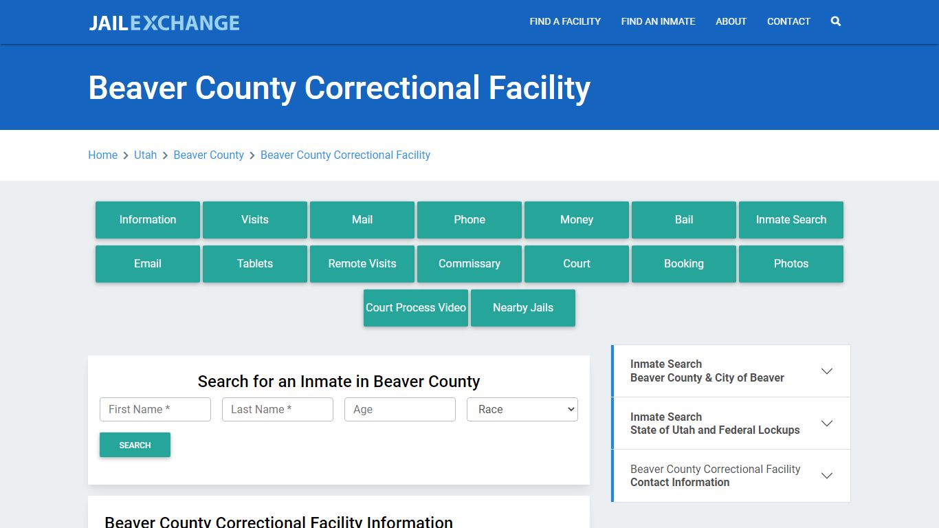 Beaver County Correctional Facility - Jail Exchange